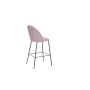 Tabouret DKD Home Decor Rose Polyester Métal (55 x 50 x 110 cm)