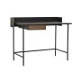 Bureau DKD Home Decor Noir Métal Bois de manguier (103 x 57 x 81 cm)