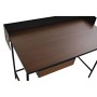 Bureau DKD Home Decor Noir Métal Bois de manguier (103 x 57 x 81 cm)