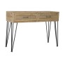 Console DKD Home Decor Noir Bois Marron Corde (112 x 44 x 80.5 cm)