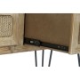 Console DKD Home Decor Noir Bois Marron Corde (112 x 44 x 80.5 cm)