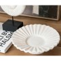 Bougeoir Alexandra House Living Blanc Ciment 22 x 7 x 22 cm