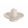 Bougeoir Alexandra House Living Blanc Ciment 22 x 7 x 22 cm