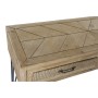 Console DKD Home Decor Noir Bois Marron Corde (112 x 44 x 80.5 cm)