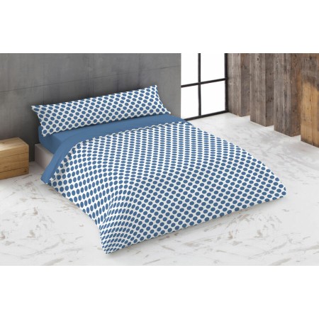 Juego de funda nórdica Hosteline MOTA Azul Cama de 180 260 x 240 cm 4 Piezas