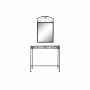 Console DKD Home Decor Noir Forge Miroir (2 pcs) (80 x 30 x 75 cm) (50 x 2 x 80 cm)