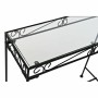 Console DKD Home Decor Noir Forge Miroir (2 pcs) (80 x 30 x 75 cm) (50 x 2 x 80 cm)