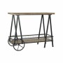 Table d'appoint DKD Home Decor Noir Métal Sapin (100 x 45 x 81 cm)