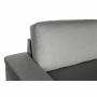 Canapé DKD Home Decor Polyester Lin Loft Gris foncé (210 x 84 x 84 cm)