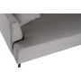 Canapé DKD Home Decor Gris Polyester Métal Moderne (198 x 84 x 85 cm)