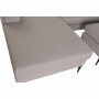 Canapé chaise longue DKD Home Decor Polyester Métal Gris foncé (240 x 160 x 85 cm)