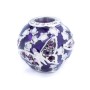 Perle de verre Femme Viceroy VMM0230-37 Violet Argenté (1 cm)