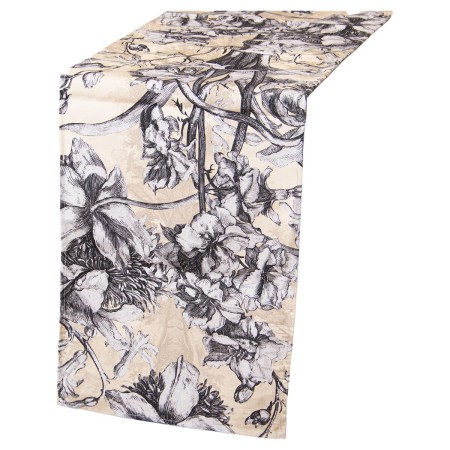 Camino de Mesa Alexandra House Living Azul Textil 33 x 180 x 1 cm Rectangular