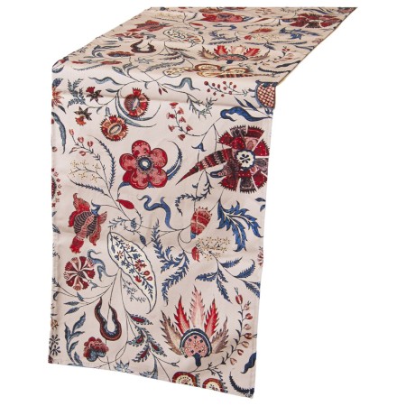 Camino de Mesa Alexandra House Living Rosa Textil 33 x 180 x 1 cm Rectangular