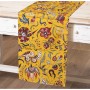 Camino de Mesa Alexandra House Living Amarillo Textil 33 x 180 x 1 cm Rectangular