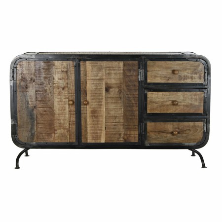 Buffet DKD Home Decor Métal Bois de manguier (140 x 43 x 80 cm)