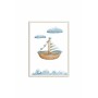 Cadre Crochetts Multicouleur Enfant Bateau 33 x 43 x 2 cm