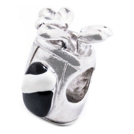 Perle de verre Femme Viceroy VMM0251-11 Noir Argenté (1 cm)