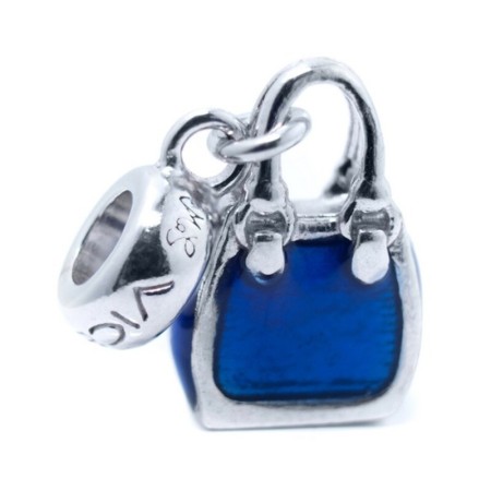 Perle de verre Femme Viceroy VMM0256-03 Bleu Argenté (1 cm)