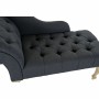 Canapé chaise longue DKD Home Decor Bleu Polyester Bois d'hévéa (119 x 55 x 77 cm)