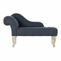 Canapé chaise longue DKD Home Decor Bleu Polyester Bois d'hévéa (119 x 55 x 77 cm)