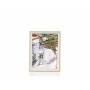 Cadre photo Alexandra House Living Blanc Beige bois de chêne Bois MDF 13 x 18 cm 4 x 19 x 14 cm