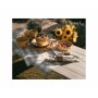 Nappe Alexandra House Living Beige 200 x 1 x 140 cm Vichy