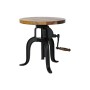 Table d'appoint DKD Home Decor Noir Bois Métal (45 x 45 x 42 cm)
