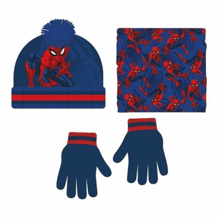 Bonnet, écharpe et gants Spider-Man 2-8 Ans