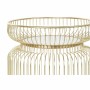 Table d'appoint DKD Home Decor Blanc Marbre Fer Doré (43 x 43 x 47 cm)