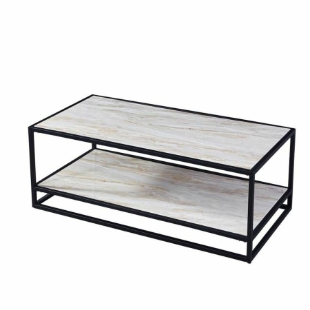 Table d'appoint DKD Home Decor Acier Argent Bois MDF (120 x 60 x 45 cm)