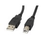 Cable USB A a USB B Lanberg CA-USBA-10CC-0018-BK Negro 1,8 m Impresora (1,8 m)