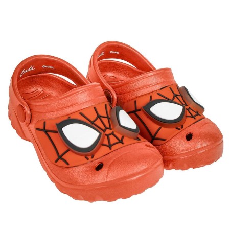 Zuecos de Playa Spider-Man Rojo