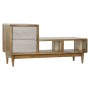 Meubles de télévision DKD Home Decor Crème Métal Acacia (125 x 41 x 62 cm)