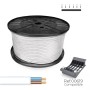 Cable Eléctrico Manguera Sediles Blanco 2 x 1,5 mm 200 m h05vvh2-f