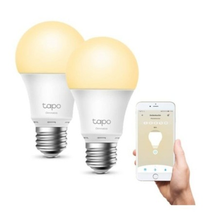 Bombilla Inteligente LED TP-Link TAPOL510E2-PACK Wifi E27 8,7 W 2700K 806 lm Wi-Fi WLAN E27 LED (2 uds)