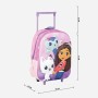 Mochila Escolar 3D con Ruedas Gabby's Dollhouse