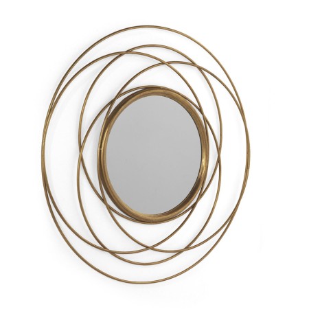 Espejo Colgante Alexandra House Living Dorado 89 x 89 x 2 cm