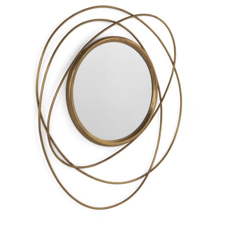 Miroir suspendu Alexandra House Living Doré 76 x 84 x 3 cm