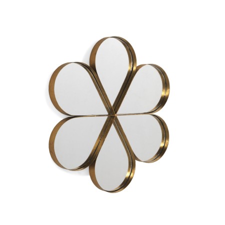 Miroir suspendu Alexandra House Living Doré 58 x 63 x 4 cm