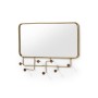 Espejo Colgante Alexandra House Living Dorado 80 x 60 x 6 cm