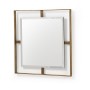 Espejo Colgante Alexandra House Living Dorado 71 x 71 x 3 cm