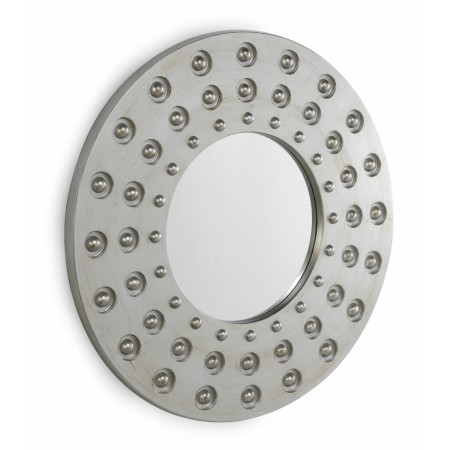Espejo Colgante Alexandra House Living Plateado 81 x 81 x 3 cm