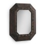 Miroir suspendu Alexandra House Living Marron 70 x 90 x 6 cm