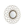 Espejo Colgante Alexandra House Living Dorado 90 x 90 x 3 cm