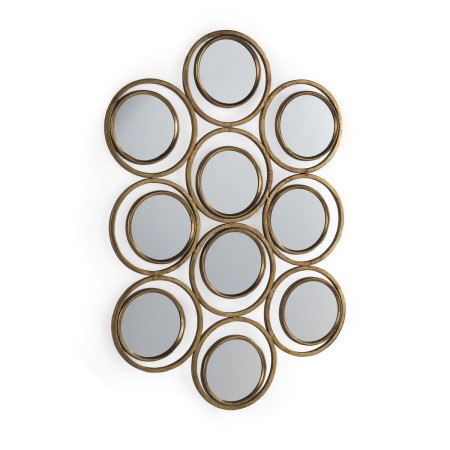 Espejo Colgante Alexandra House Living Dorado 59 x 87 x 3 cm