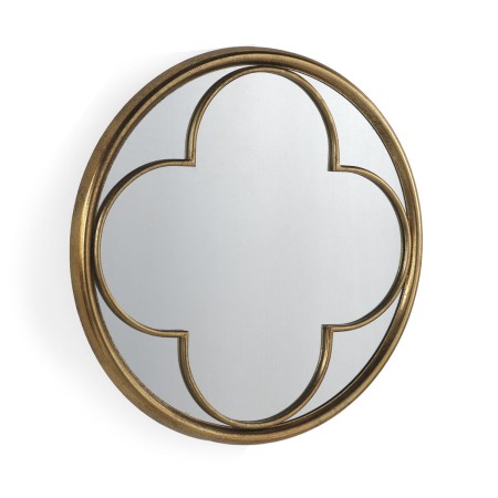 Miroir suspendu Alexandra House Living Doré 71 x 71 x 6 cm