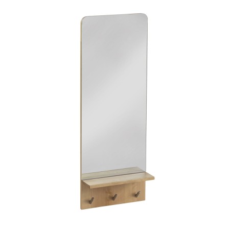 Espejo Colgante Alexandra House Living Natural 35 x 95 x 11 cm Perchero