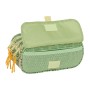 Portatodo Triple Mufasa Verde Beige 21,5 x 10 x 8 cm