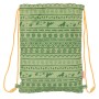 Bolsa Mochila con Cuerdas Mufasa Verde Beige 26 x 34 x 1 cm